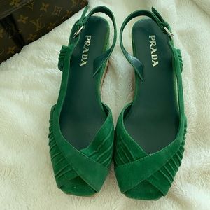 Authentic PRADA wedges